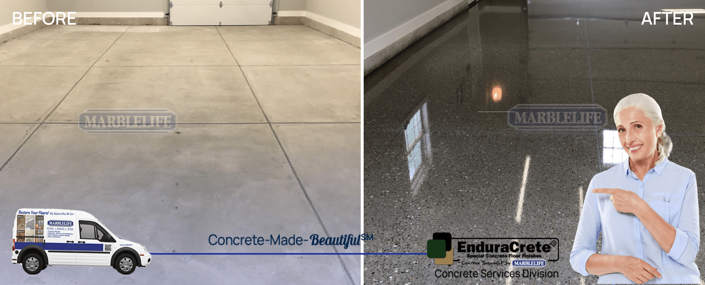 Terrazzo Floor Transformation by MARBLELIFE Experts