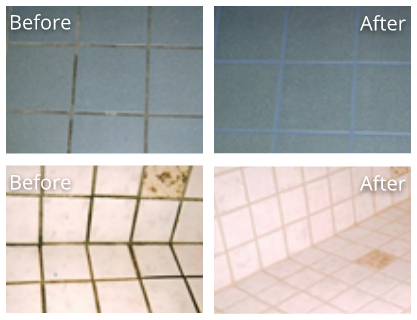 Tile & Grout Before and After