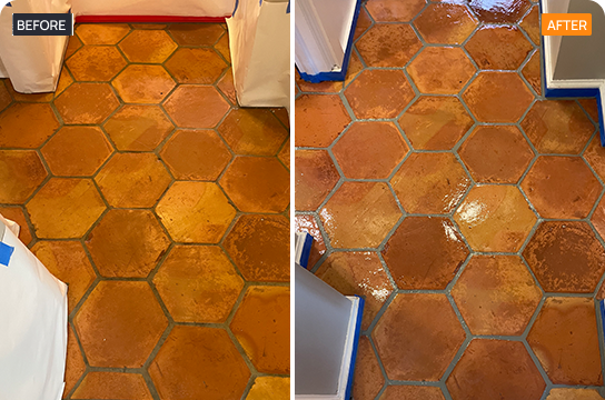 Tile & Grout Restoration 30 Mexican Tile Floor Restoration