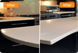 CORIAN & ENGINEERED STONE COUNTERTOPS MAINTENANCE 24 Corian Countertops Maintainance 1