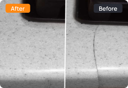 CORIAN & ENGINEERED STONE COUNTERTOPS REPAIR 2 Corian Countertops Repair 1